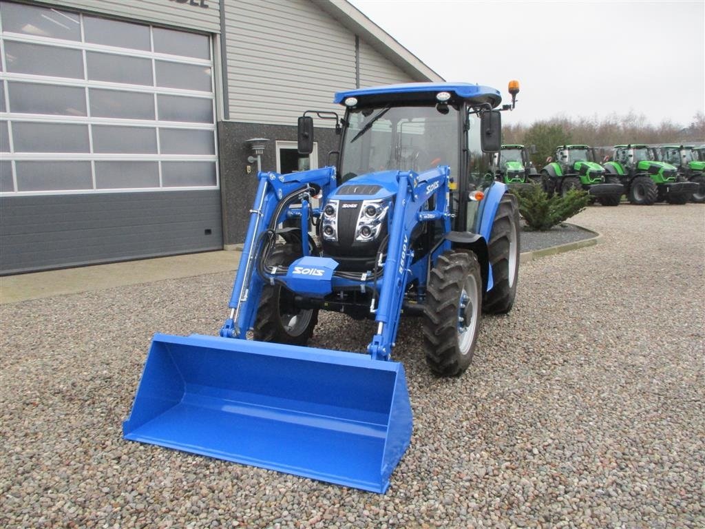 Traktor des Typs Solis 60 Fabriksny traktor med 2 års garanti, lukket kabine med klima anlæg, og fuldhydraulisk frontlæsser, Gebrauchtmaschine in Lintrup (Bild 16)
