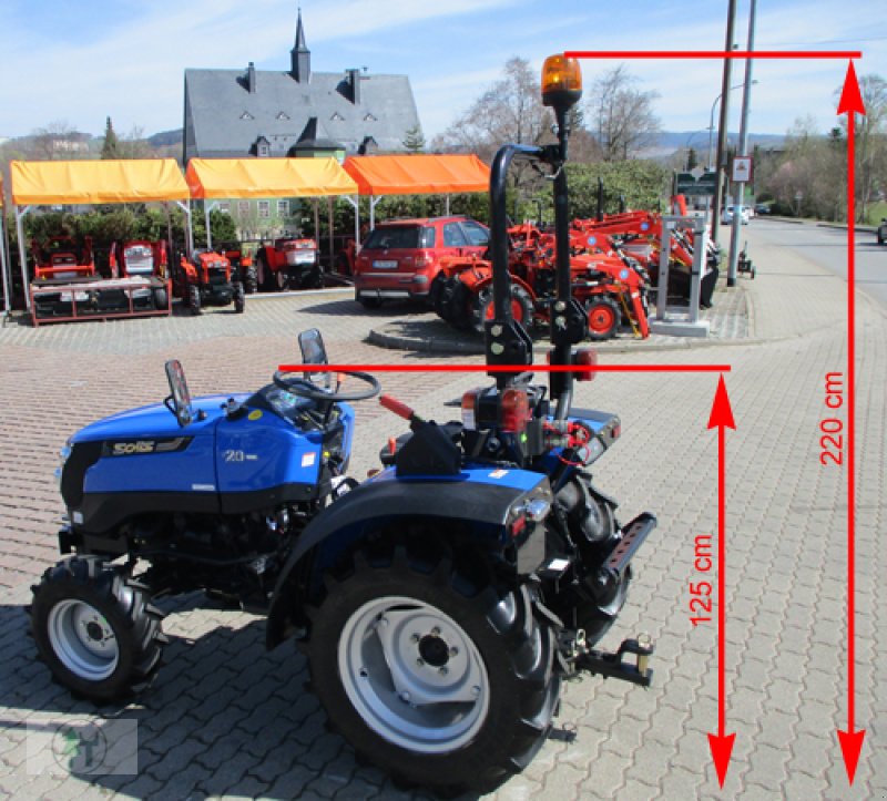 Traktor del tipo Solis AKTION - Kleintraktor SOLIS 20 Traktor mit Radialbereifung - inkl. KFZ-Brief und Bereitstellungskosten, Neumaschine en Schwarzenberg (Imagen 3)