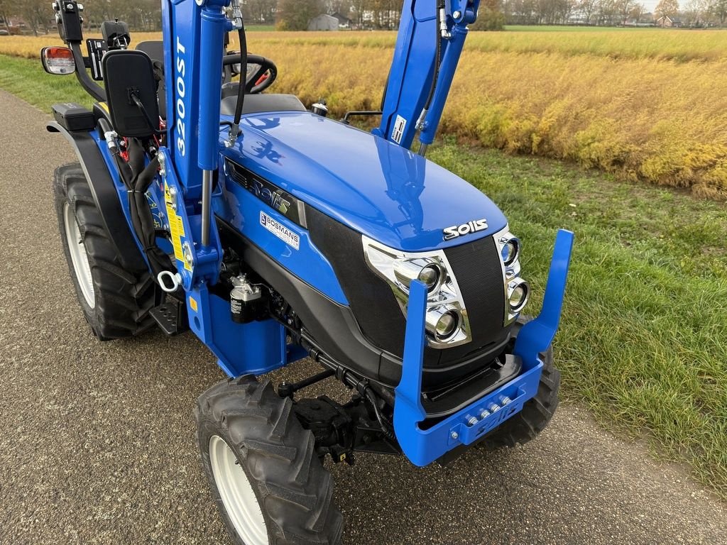 Traktor del tipo Solis minitractor NIEUW met frontlader / brede agribanden, Neumaschine In Neer (Immagine 3)