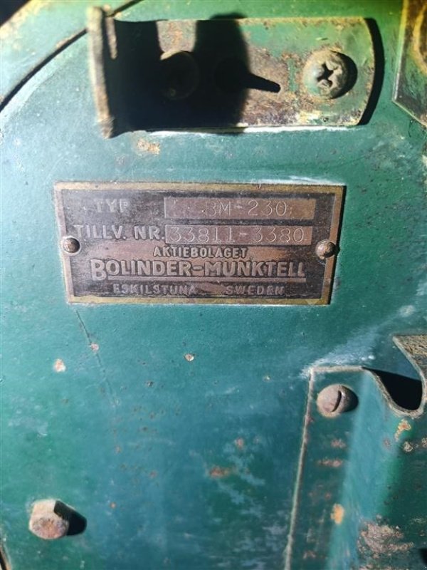 Traktor des Typs Sonstige Bolinder-Munktell 230 med renoveret motor, Gebrauchtmaschine in Egtved (Bild 12)