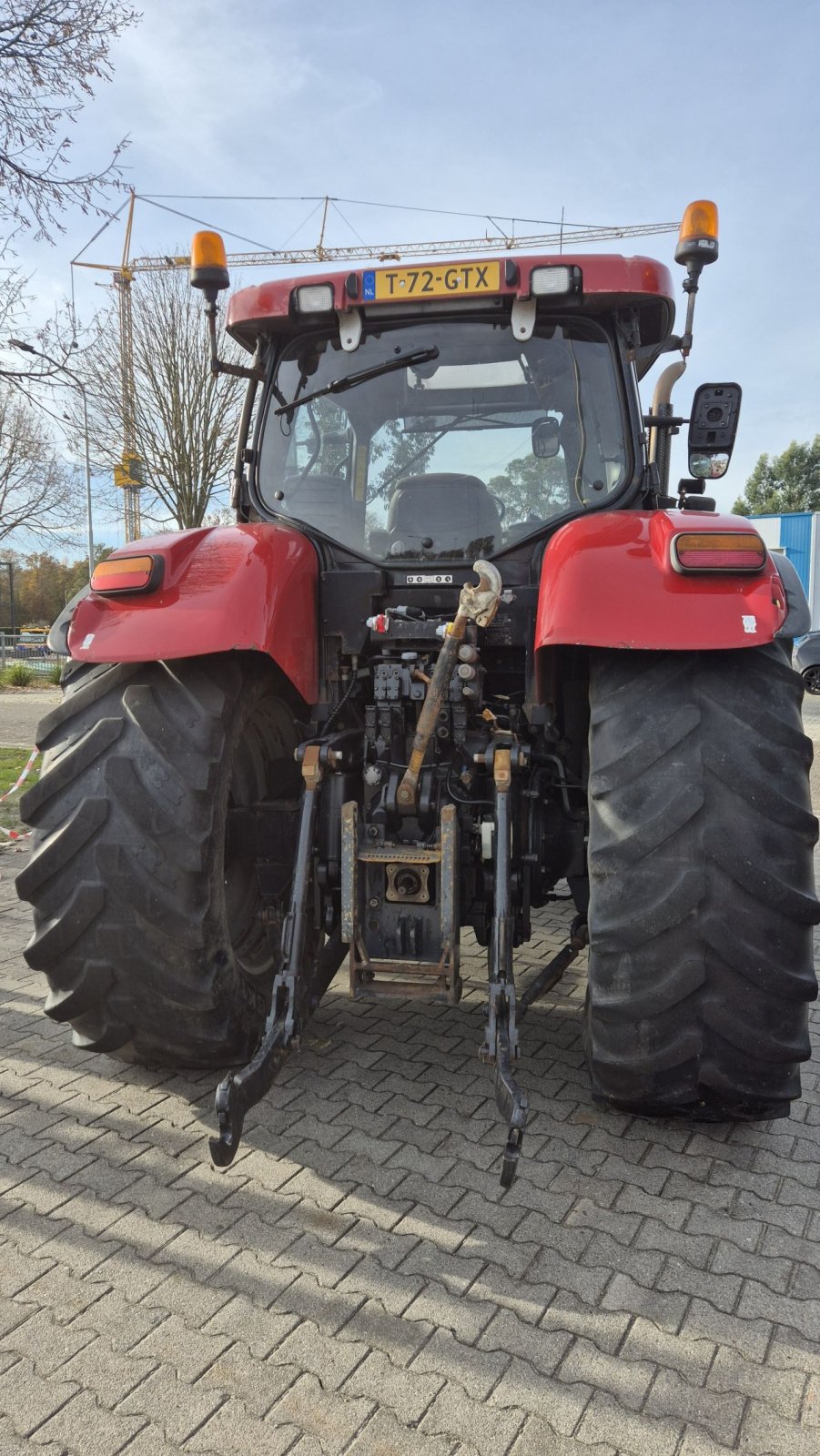 Traktor Türe ait Sonstige CASE0-IH Puma 185 50Kmh Lucht geveerde vooras en cabine, Gebrauchtmaschine içinde Schoonebeek (resim 5)