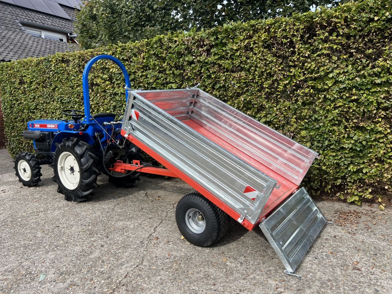 Traktor typu Sonstige ISEKI met Kiepwagen -Loofrekken TX155 4x4 16 pk Hydrauliek, Gebrauchtmaschine v Ulicoten (Obrázek 5)