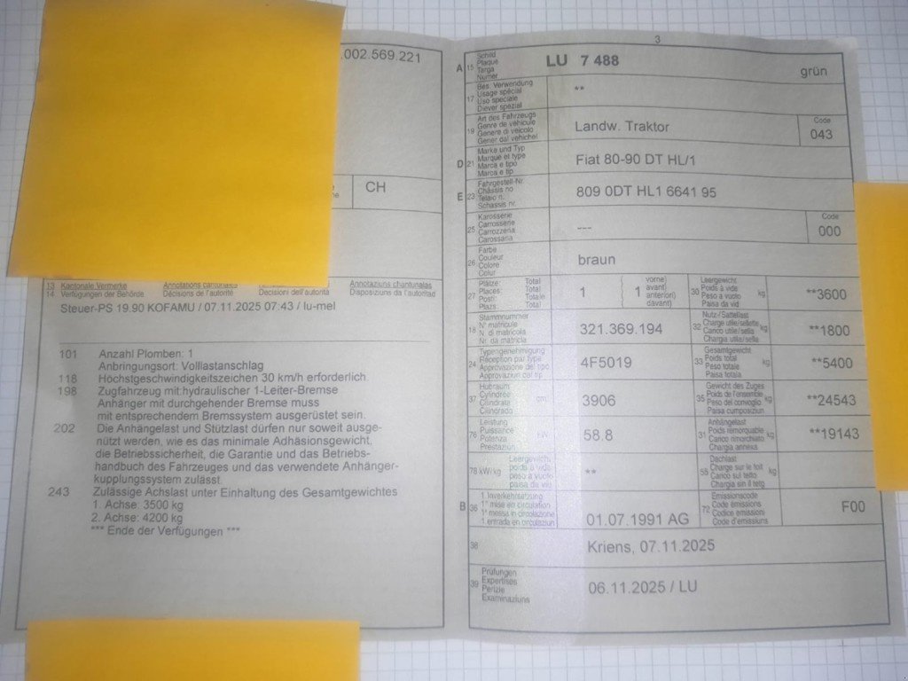 Traktor typu Sonstige Sonstiges, Gebrauchtmaschine v Luthern (Obrázek 9)