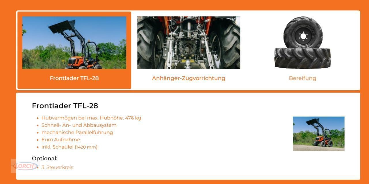 Traktor του τύπου Sonstige TAFE 6028, Neumaschine σε Trochtelfingen (Φωτογραφία 4)