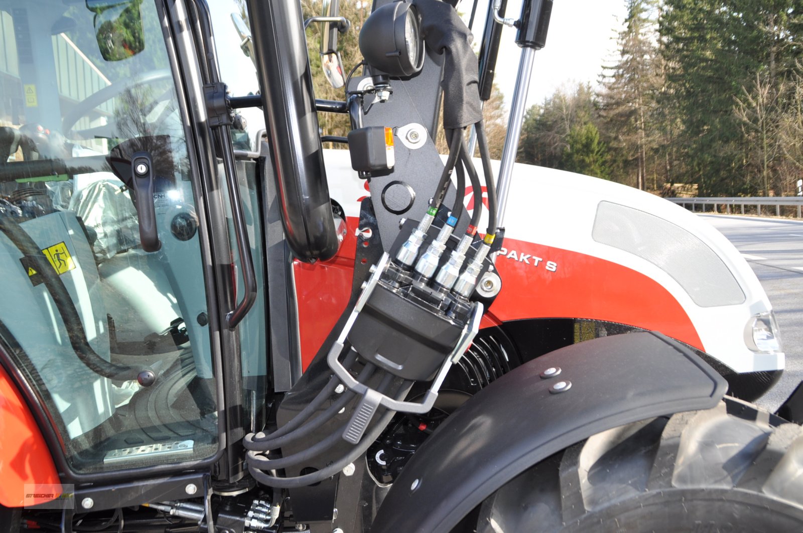 Traktor a típus Steyr 4055 S Kompakt, Neumaschine ekkor: Lalling (Kép 17)