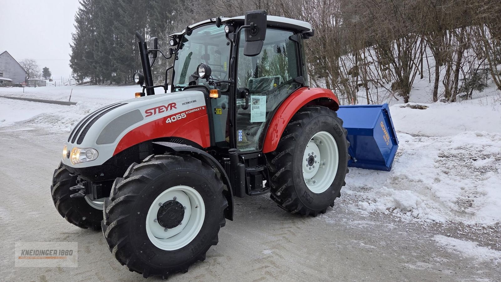 Traktor del tipo Steyr 4055s Kompakt inkl. Göweil Hecklade, Gebrauchtmaschine In Altenfelden (Immagine 2)