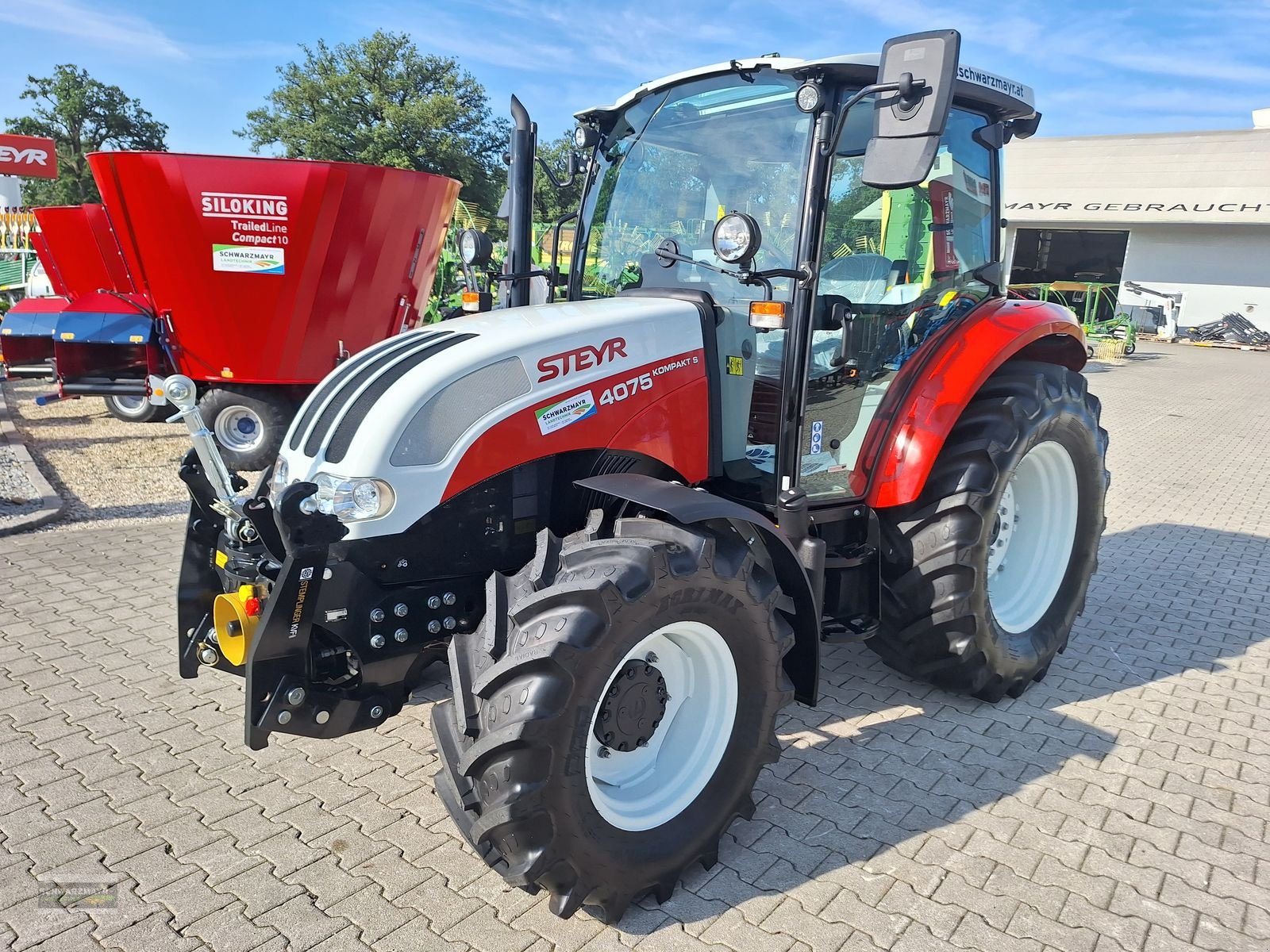 Traktor typu Steyr 4075 Kompakt S, Neumaschine v Aurolzmünster (Obrázek 9)