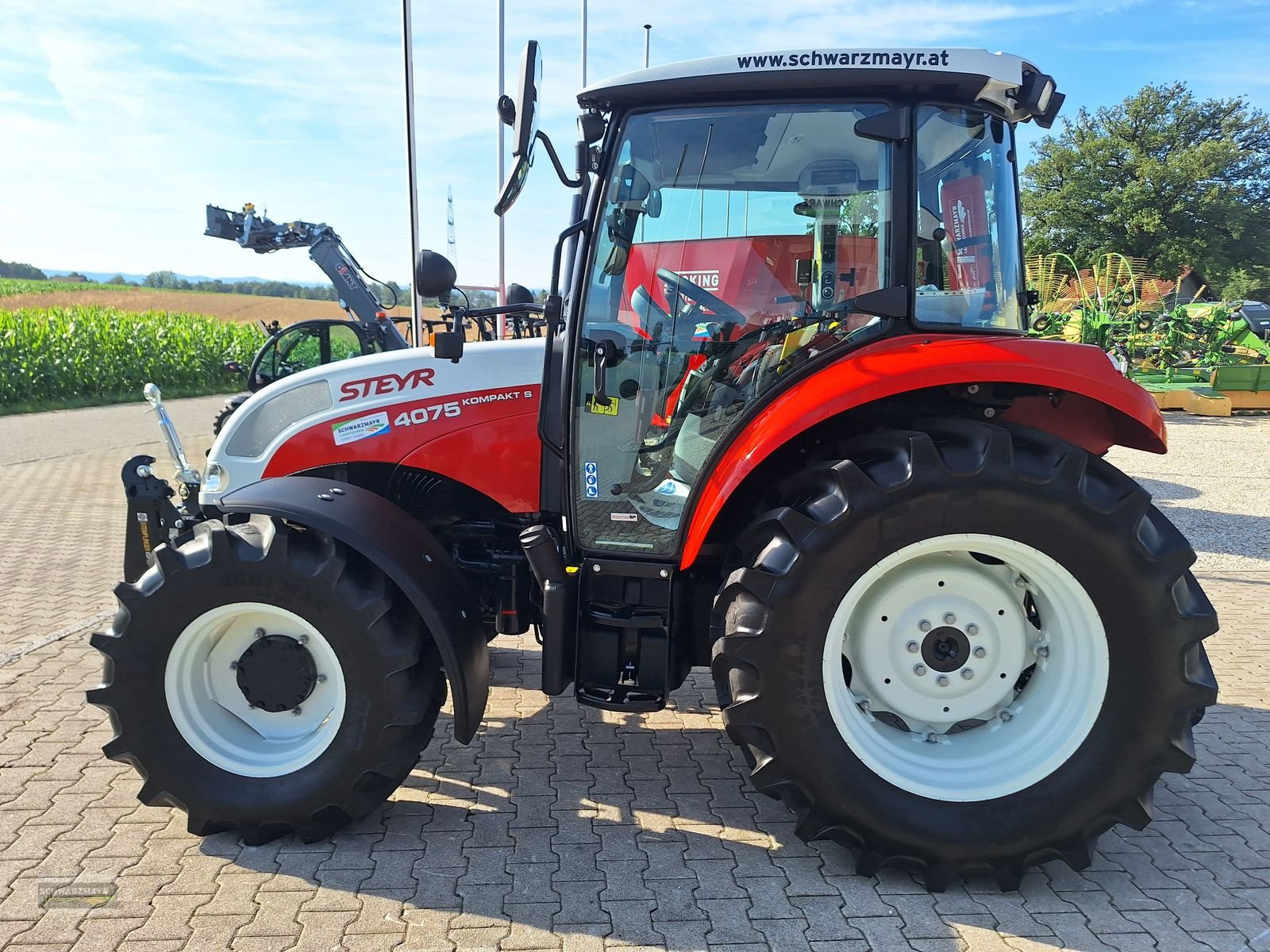 Traktor typu Steyr 4075 Kompakt S, Neumaschine v Aurolzmünster (Obrázek 8)