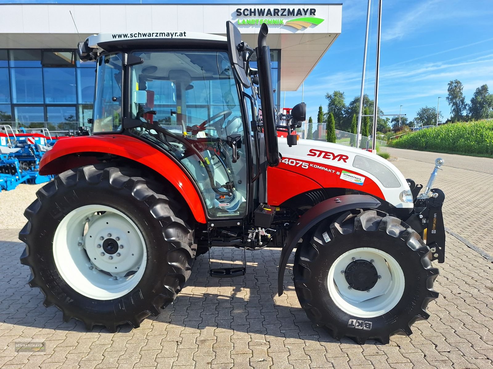 Traktor typu Steyr 4075 Kompakt S, Neumaschine v Aurolzmünster (Obrázek 3)