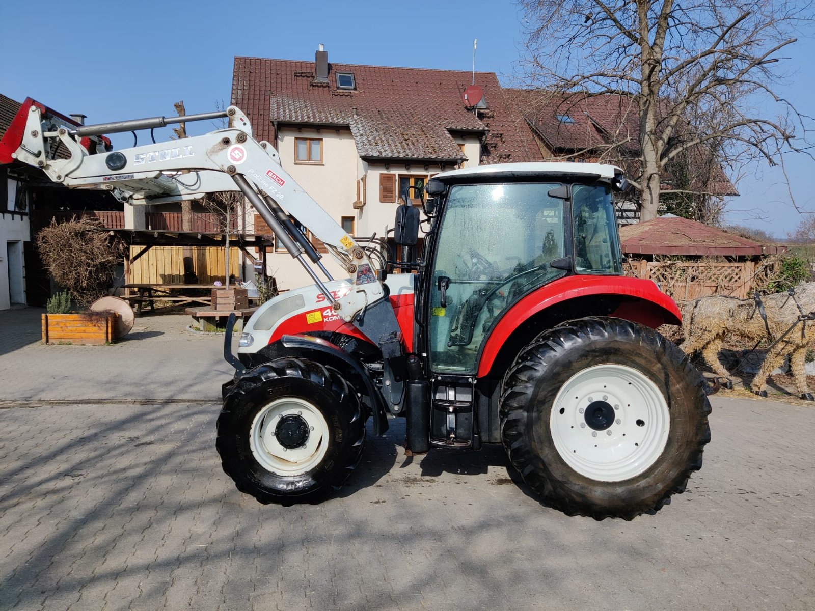 Traktor Türe ait Steyr 4075 Kompakt, Gebrauchtmaschine içinde Ditzingen (resim 1)