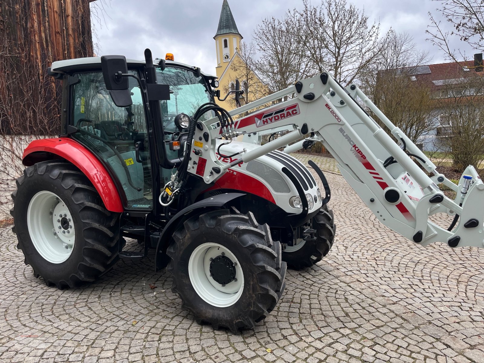 Traktor del tipo Steyr 4075 S Kompakt, Neumaschine In Schwandorf (Immagine 7)