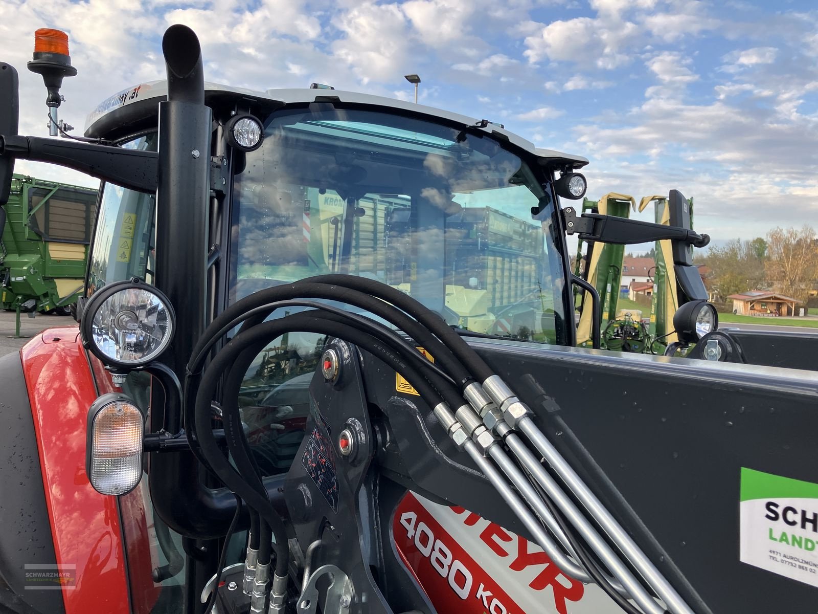 Traktor Türe ait Steyr 4080 Kompakt Hilo, Vorführmaschine içinde Gampern (resim 13)