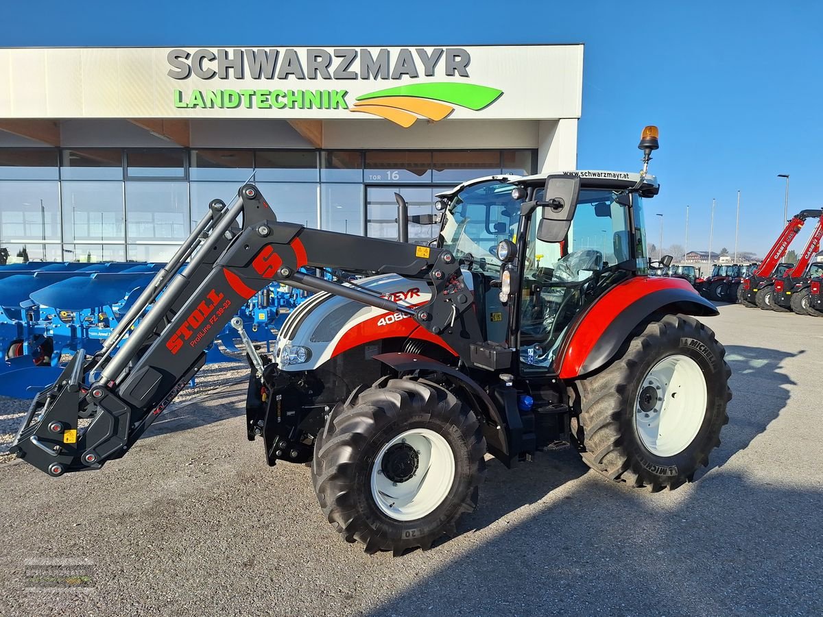 Traktor des Typs Steyr 4080 Kompakt (Stage V), Neumaschine in Aurolzmünster (Bild 1)