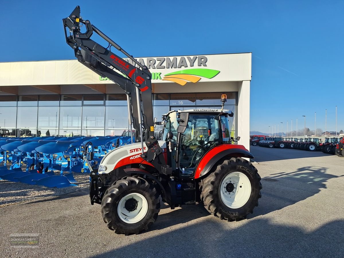 Traktor des Typs Steyr 4080 Kompakt (Stage V), Neumaschine in Aurolzmünster (Bild 2)