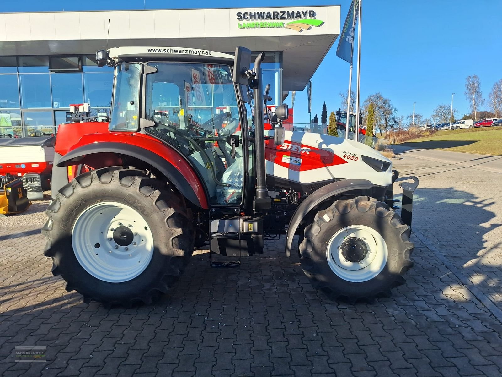 Traktor typu Steyr 4080 PLUS, Neumaschine v Gampern (Obrázek 3)