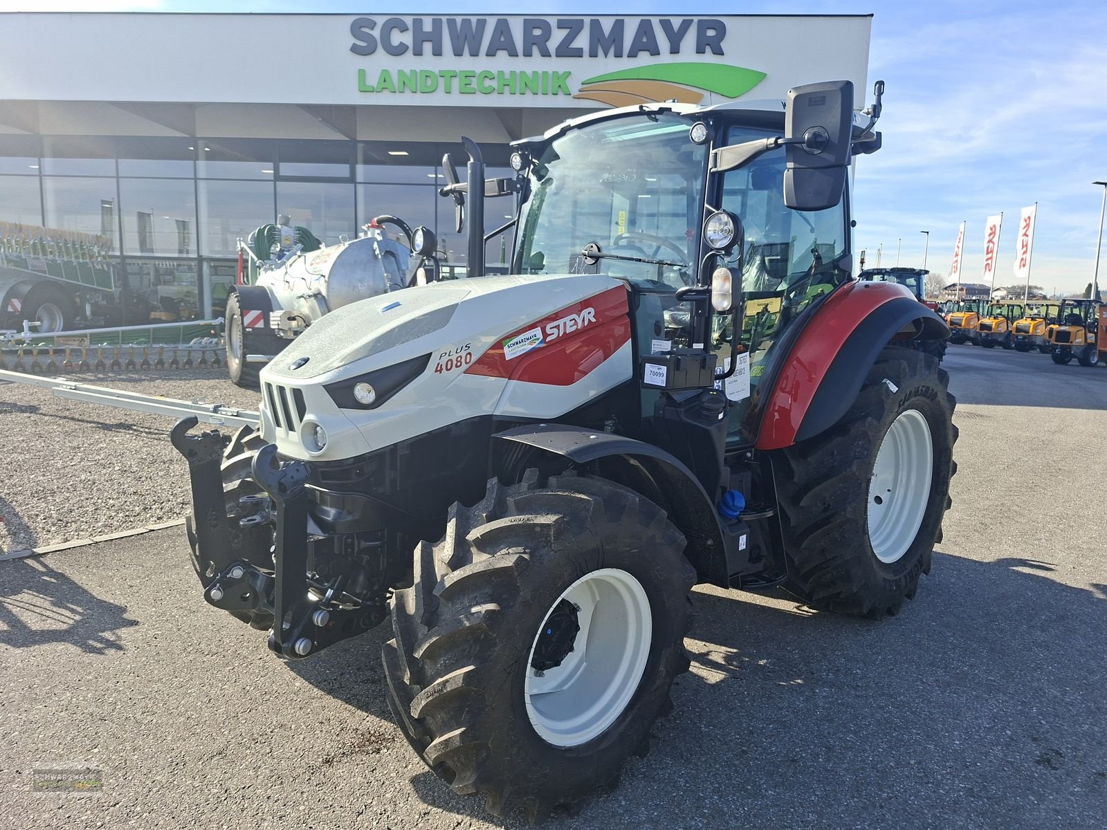 Traktor Türe ait Steyr 4080 PLUS, Neumaschine içinde Gampern (resim 1)