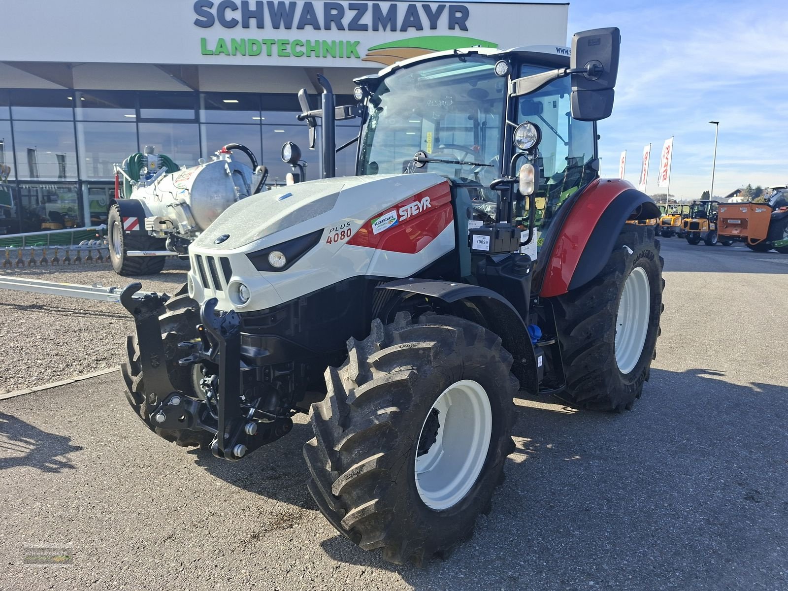Traktor Türe ait Steyr 4080 PLUS, Neumaschine içinde Gampern (resim 3)