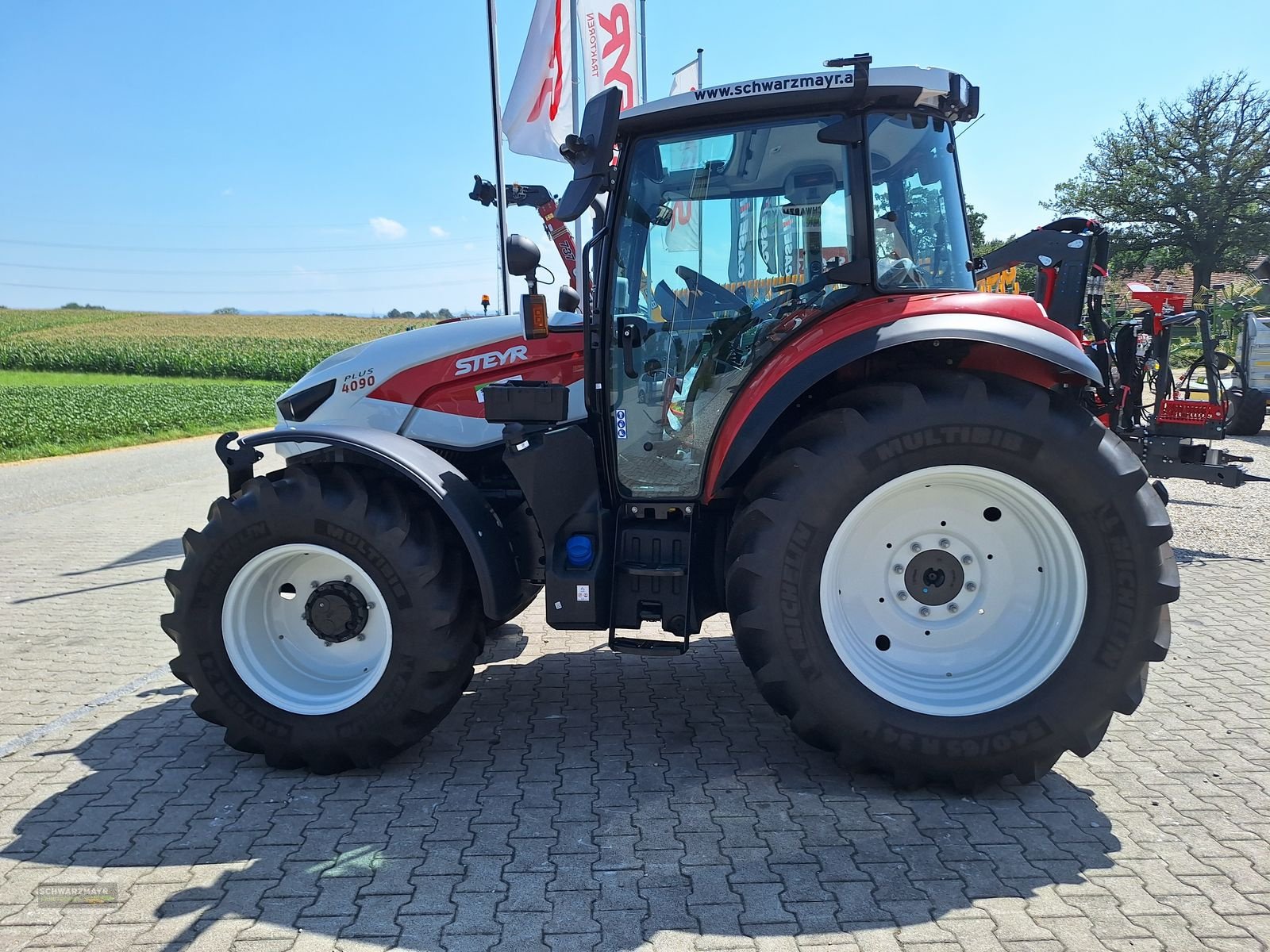 Traktor del tipo Steyr 4090 PLUS, Neumaschine en Aurolzmünster (Imagen 7)