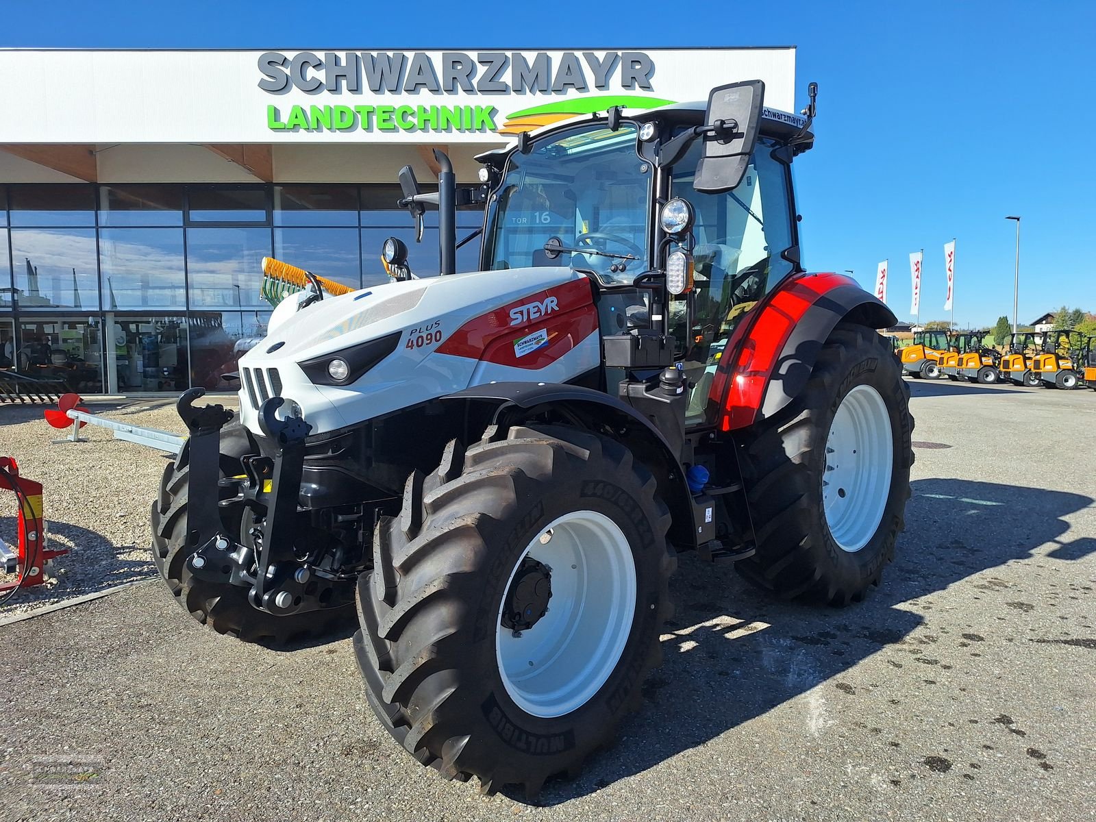 Traktor typu Steyr 4090 PLUS, Neumaschine v Gampern (Obrázek 4)