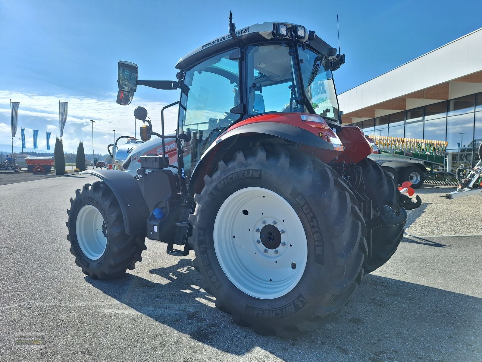 Traktor typu Steyr 4090 PLUS, Neumaschine v Gampern (Obrázek 3)