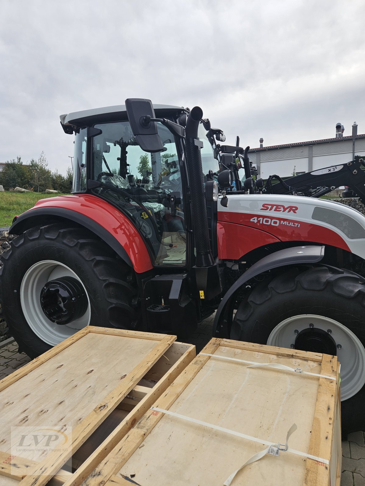 Traktor a típus Steyr 4100 Multi, Neumaschine ekkor: Hohenau (Kép 3)