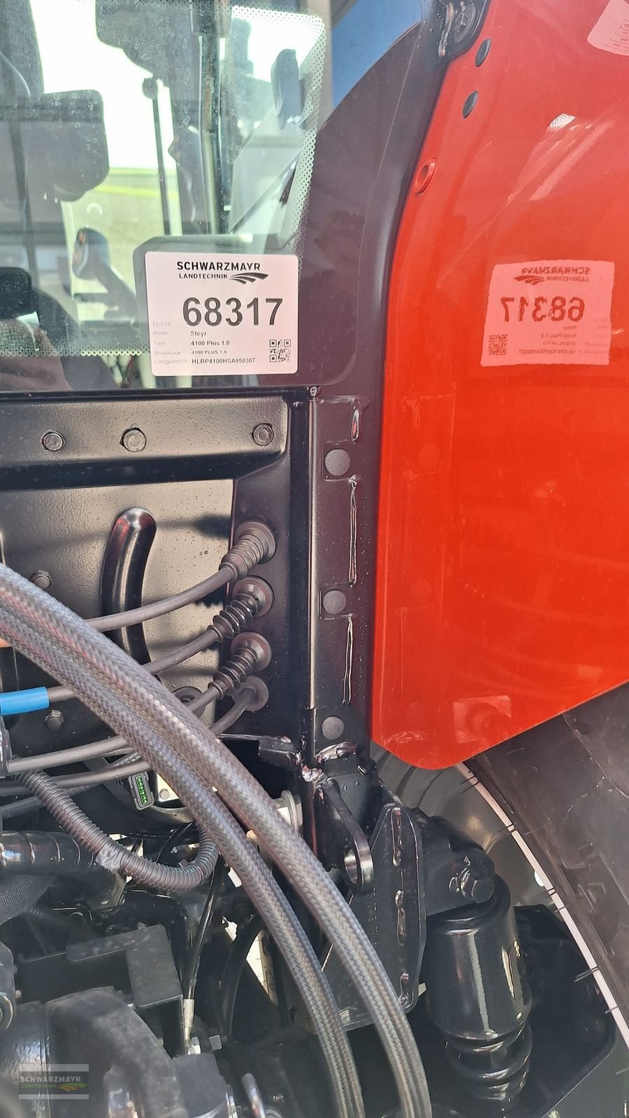 Traktor des Typs Steyr 4100 Plus 1.0, Neumaschine in Aurolzmünster (Bild 22)