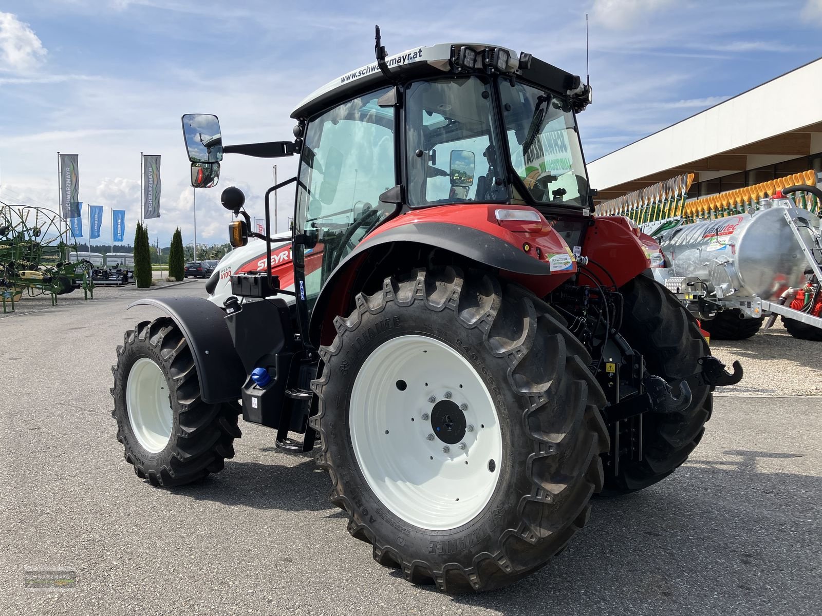 Traktor Türe ait Steyr 4100 PLUS, Neumaschine içinde Aurolzmünster (resim 4)