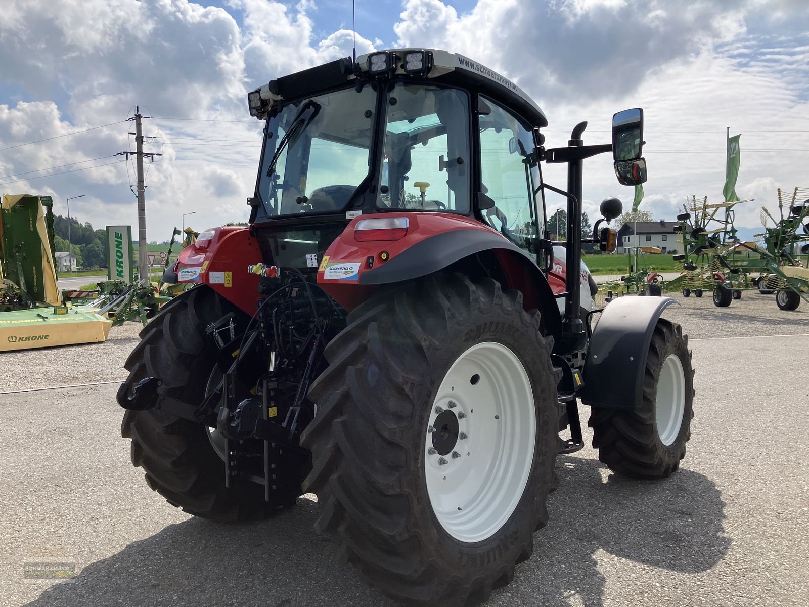 Traktor Türe ait Steyr 4100 PLUS, Neumaschine içinde Aurolzmünster (resim 3)