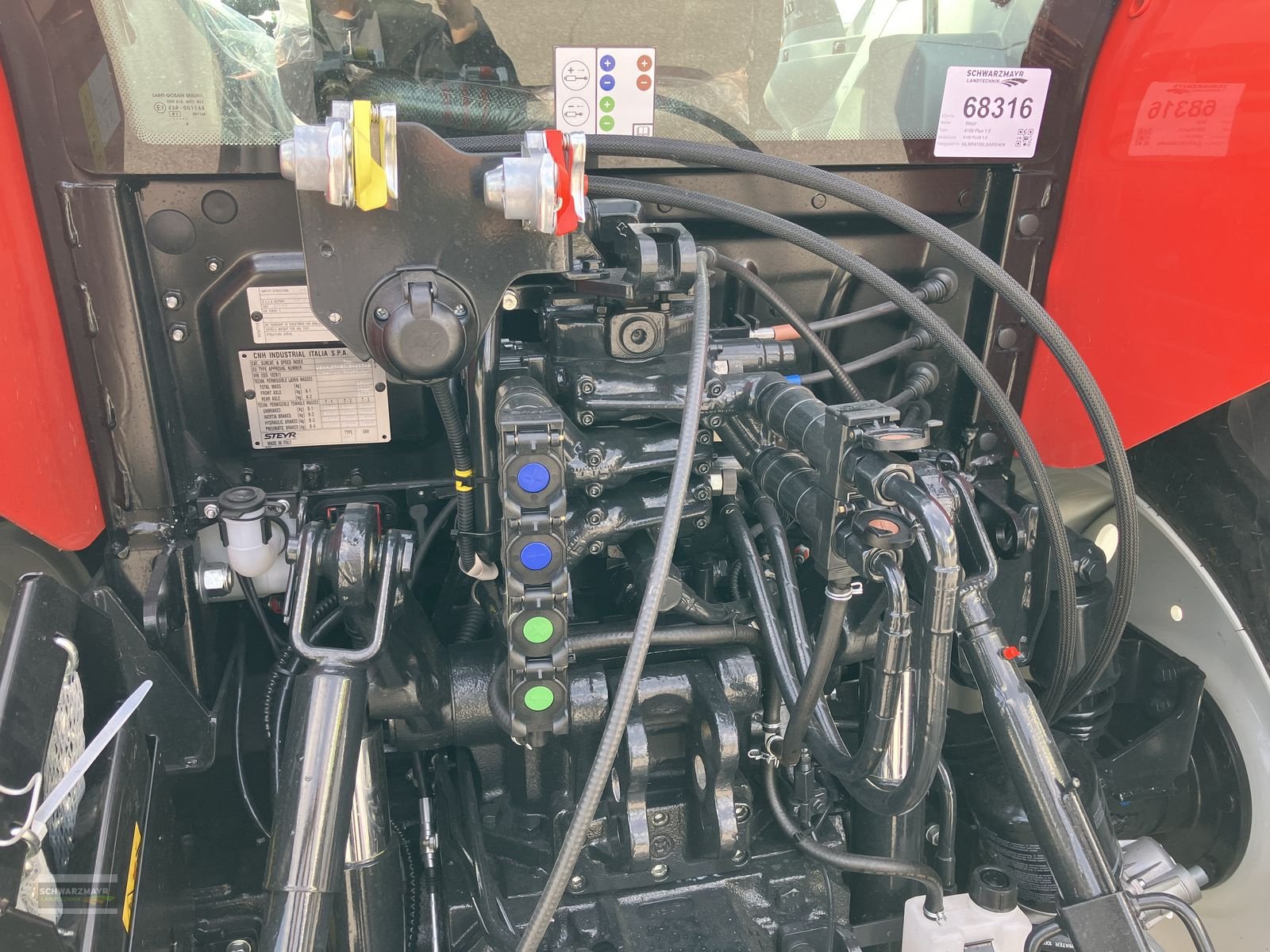 Traktor Türe ait Steyr 4100 PLUS, Neumaschine içinde Aurolzmünster (resim 12)