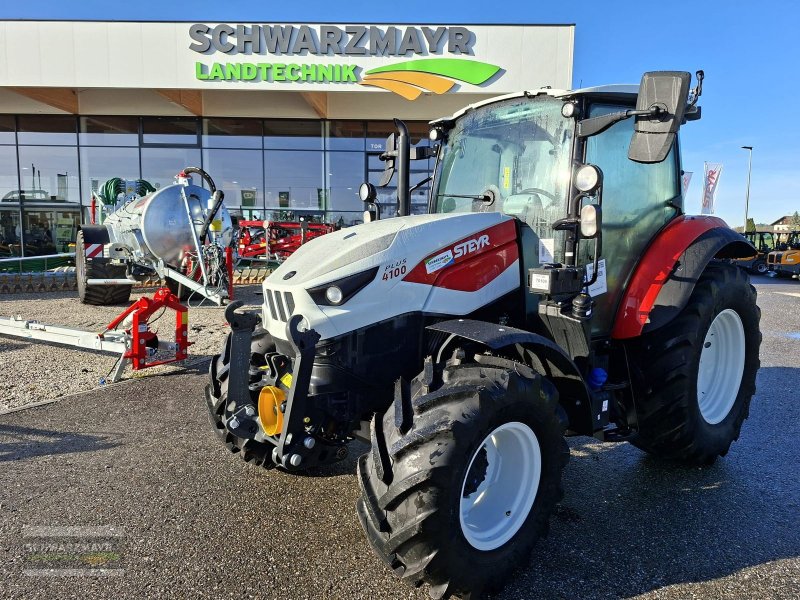 Traktor typu Steyr 4100 PLUS, Neumaschine v Gampern (Obrázok 1)