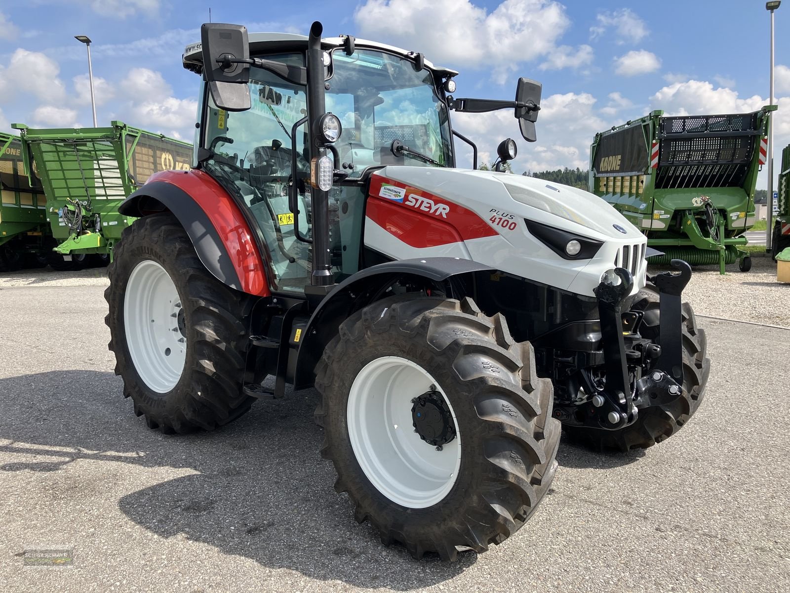 Traktor Türe ait Steyr 4100 PLUS, Neumaschine içinde Gampern (resim 2)