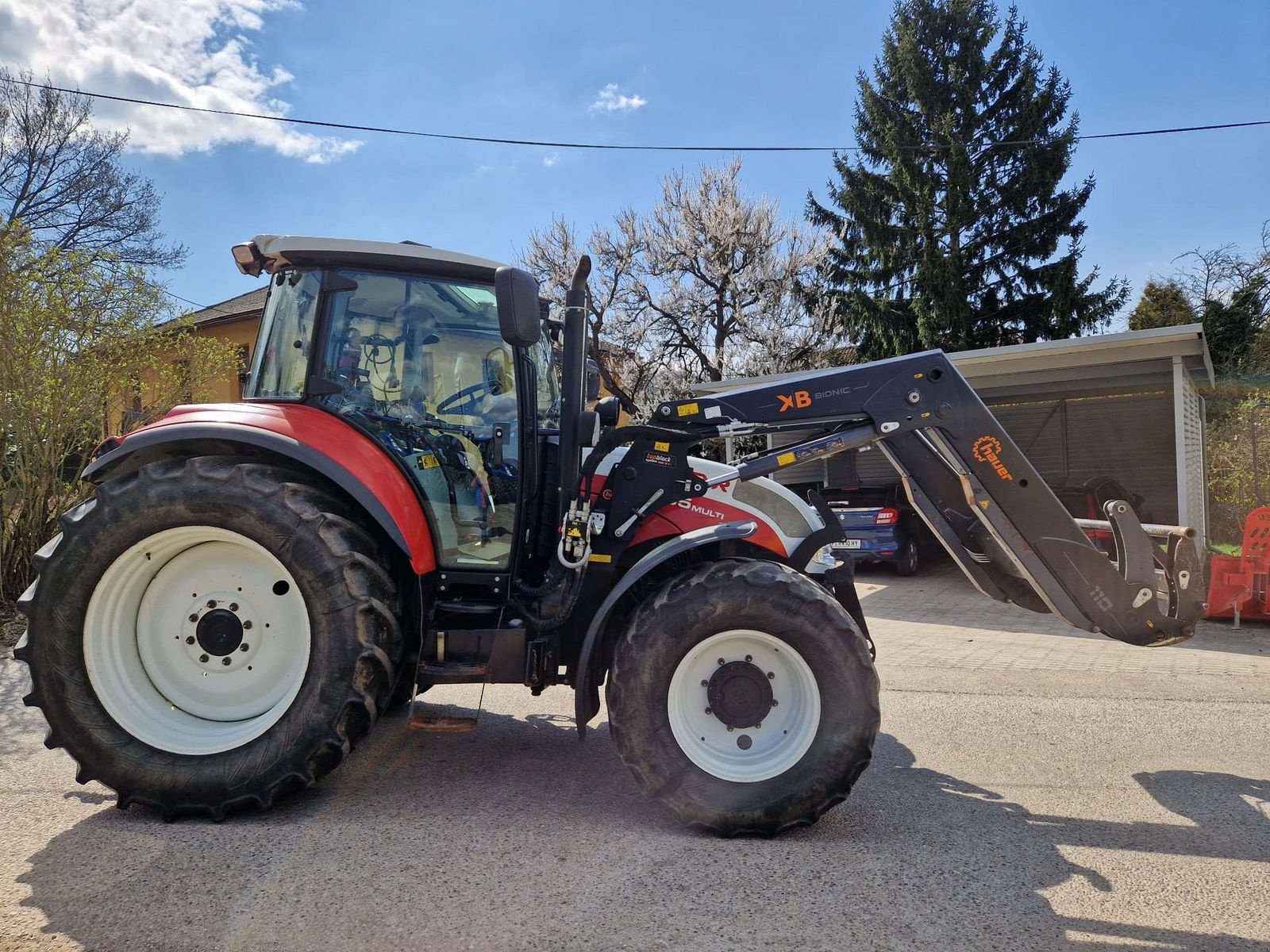 Traktor van het type Steyr 4105 Multi Profi, Gebrauchtmaschine in Obritzberg (Foto 5)