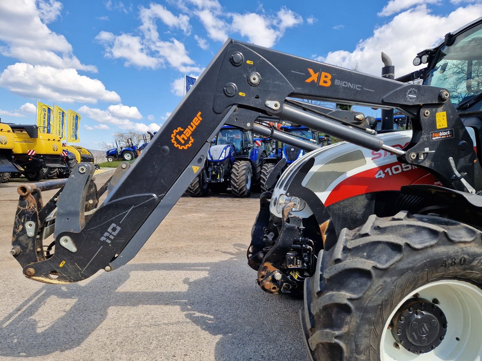 Traktor van het type Steyr 4105 Multi Profi, Gebrauchtmaschine in Obritzberg (Foto 12)