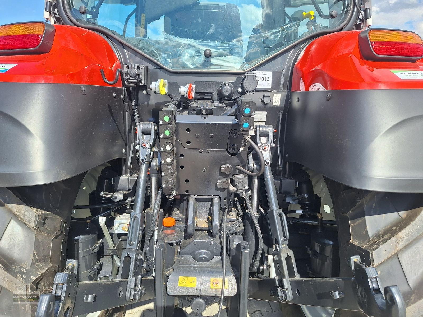 Traktor of the type Steyr 4110 Expert CVT, Neumaschine in Aurolzmünster (Picture 12)