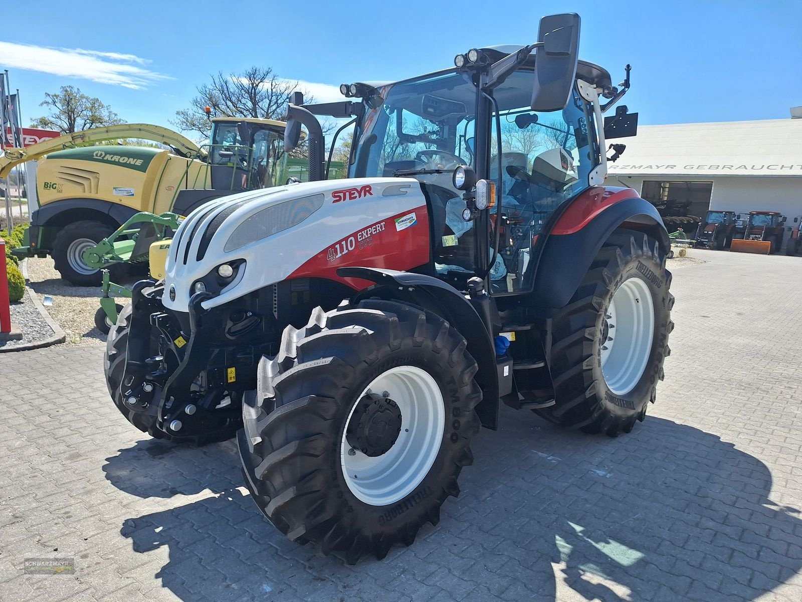 Traktor del tipo Steyr 4110 Expert CVT, Neumaschine In Aurolzmünster (Immagine 8)
