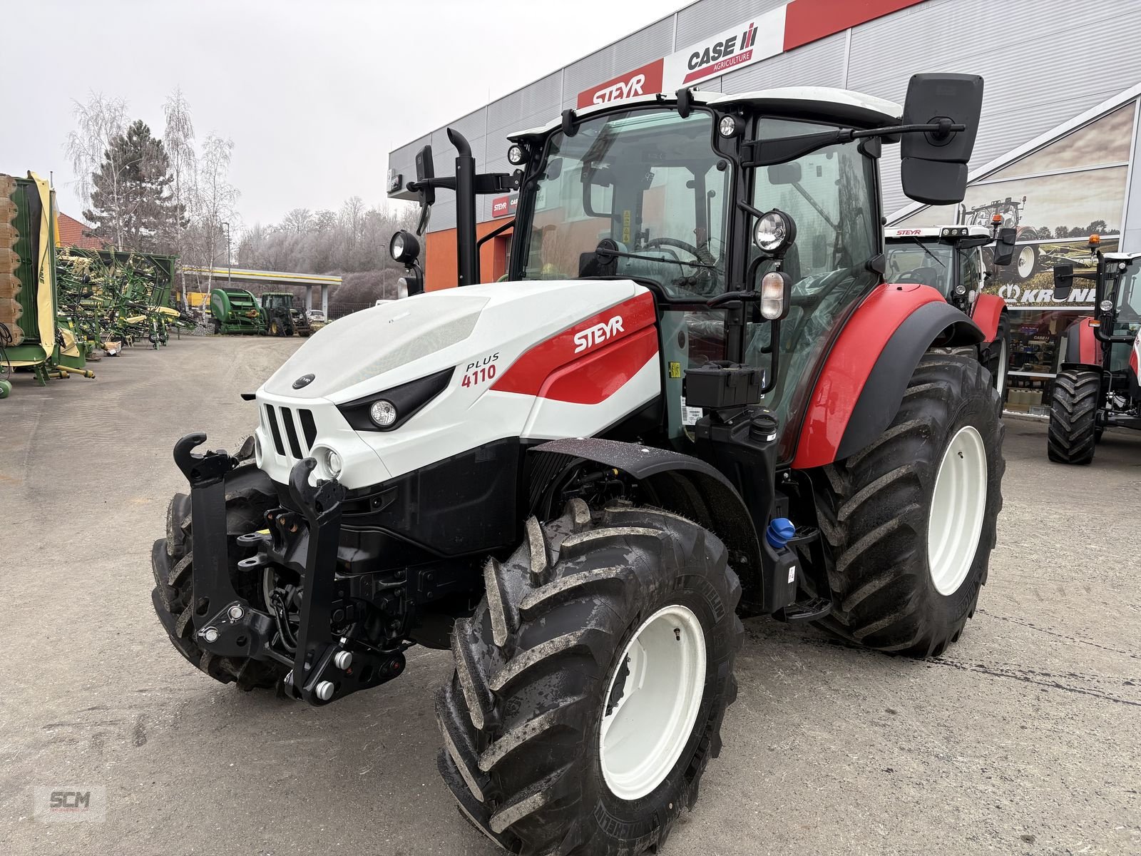 Traktor of the type Steyr 4110 PLUS, Neumaschine in St. Marein (Picture 1)