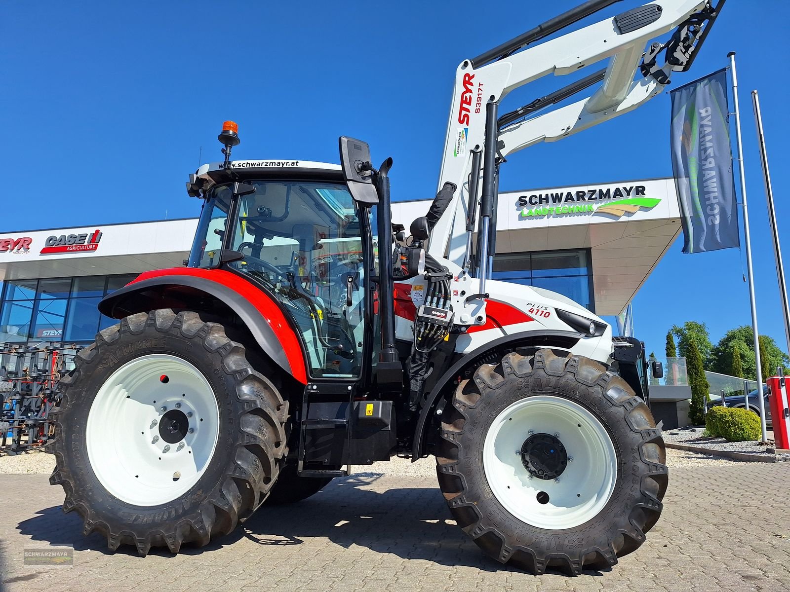 Traktor typu Steyr 4110 PLUS, Neumaschine v Aurolzmünster (Obrázek 1)