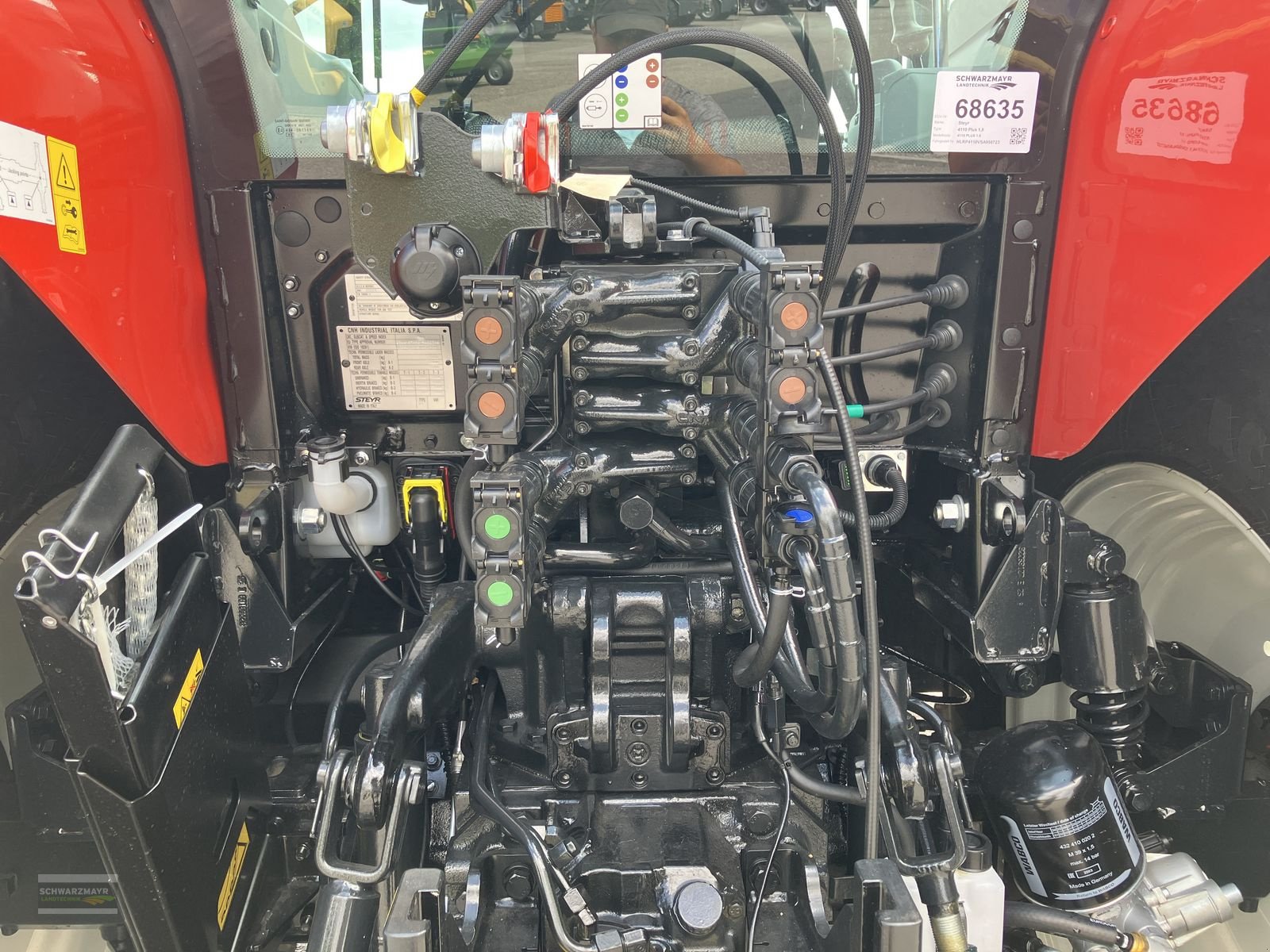 Traktor van het type Steyr 4110 PLUS, Vorführmaschine in Gampern (Foto 12)
