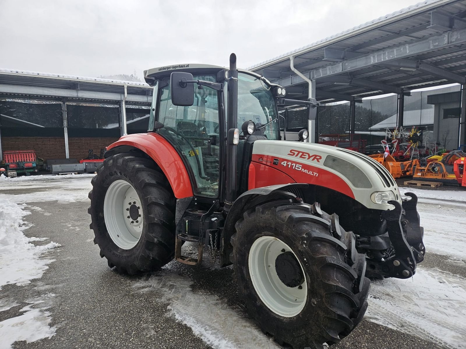 Traktor van het type Steyr 4115 Multi, Gebrauchtmaschine in Flachau (Foto 5)