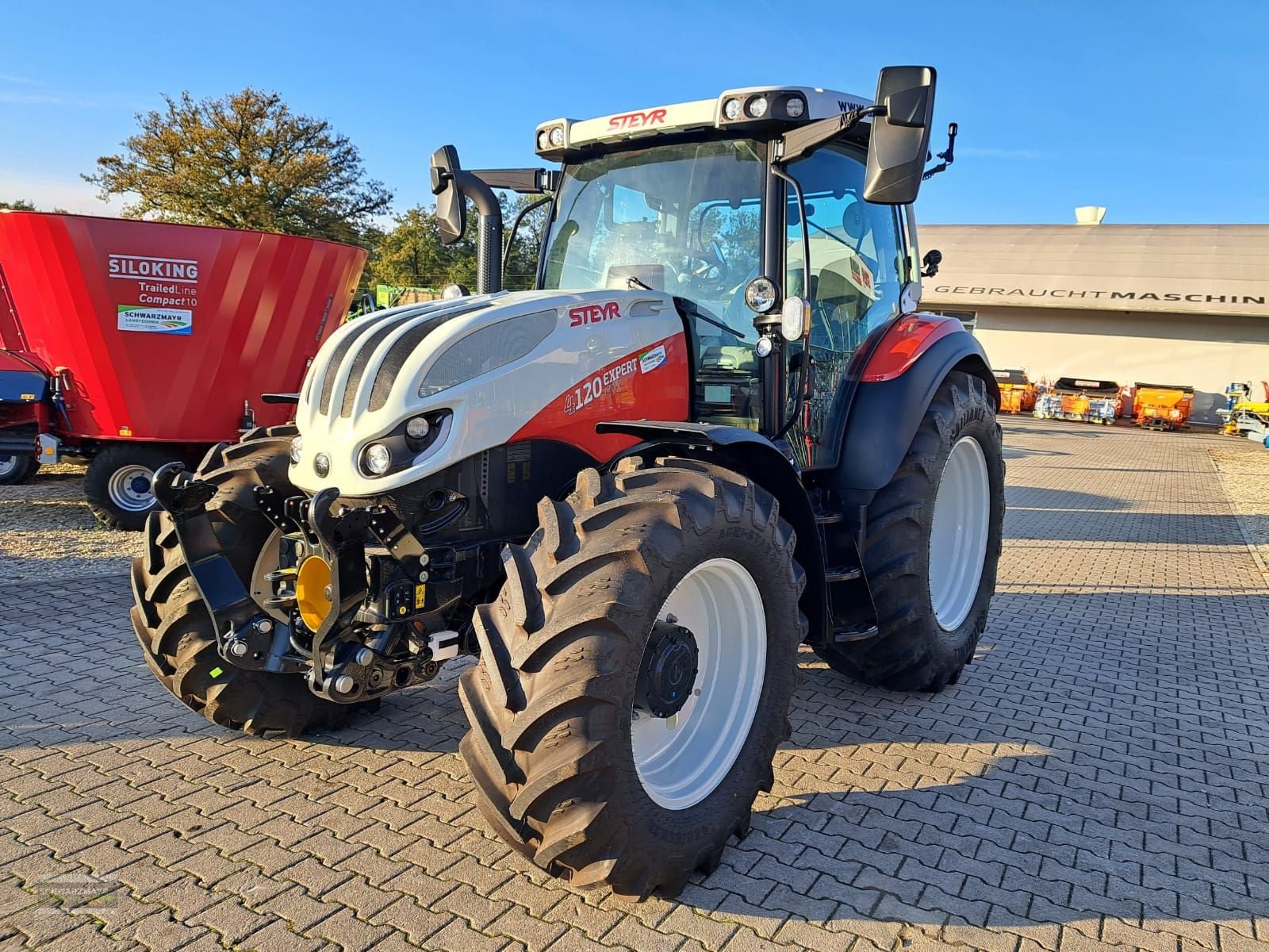 Traktor a típus Steyr 4120 Expert CVT, Neumaschine ekkor: Aurolzmünster (Kép 8)