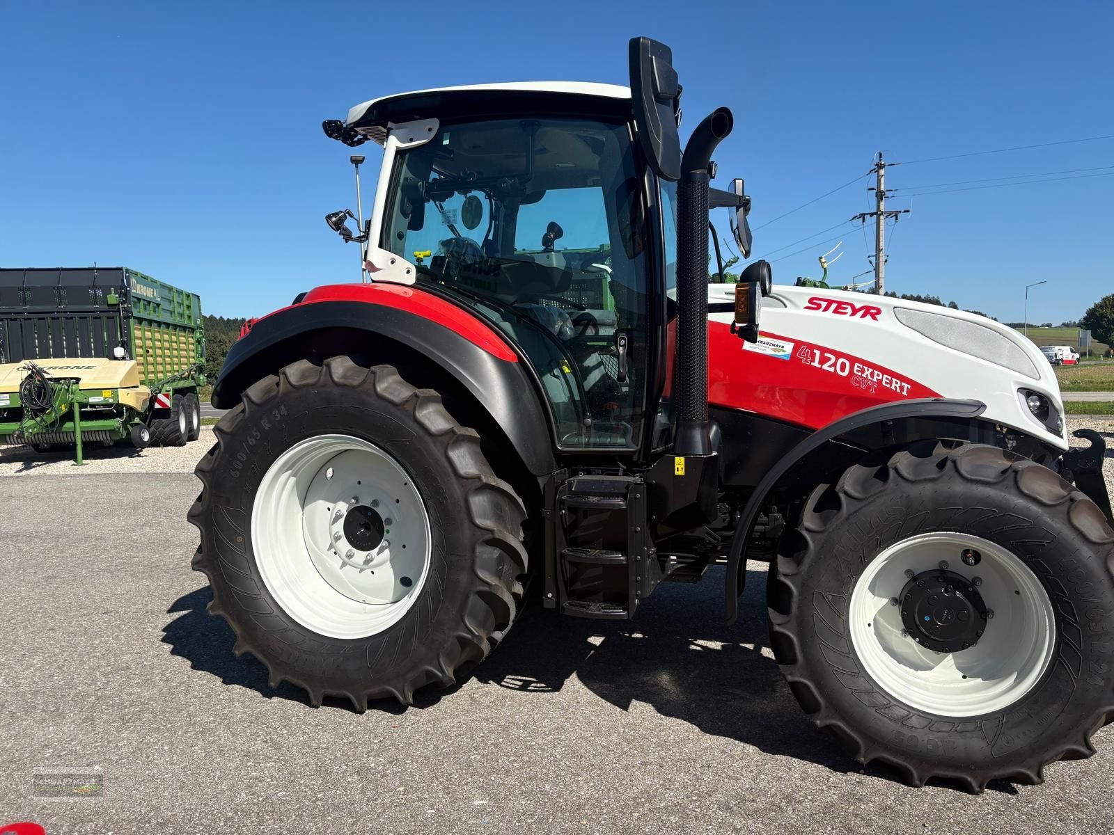 Traktor typu Steyr 4120 Expert CVT, Neumaschine v Gampern (Obrázek 8)