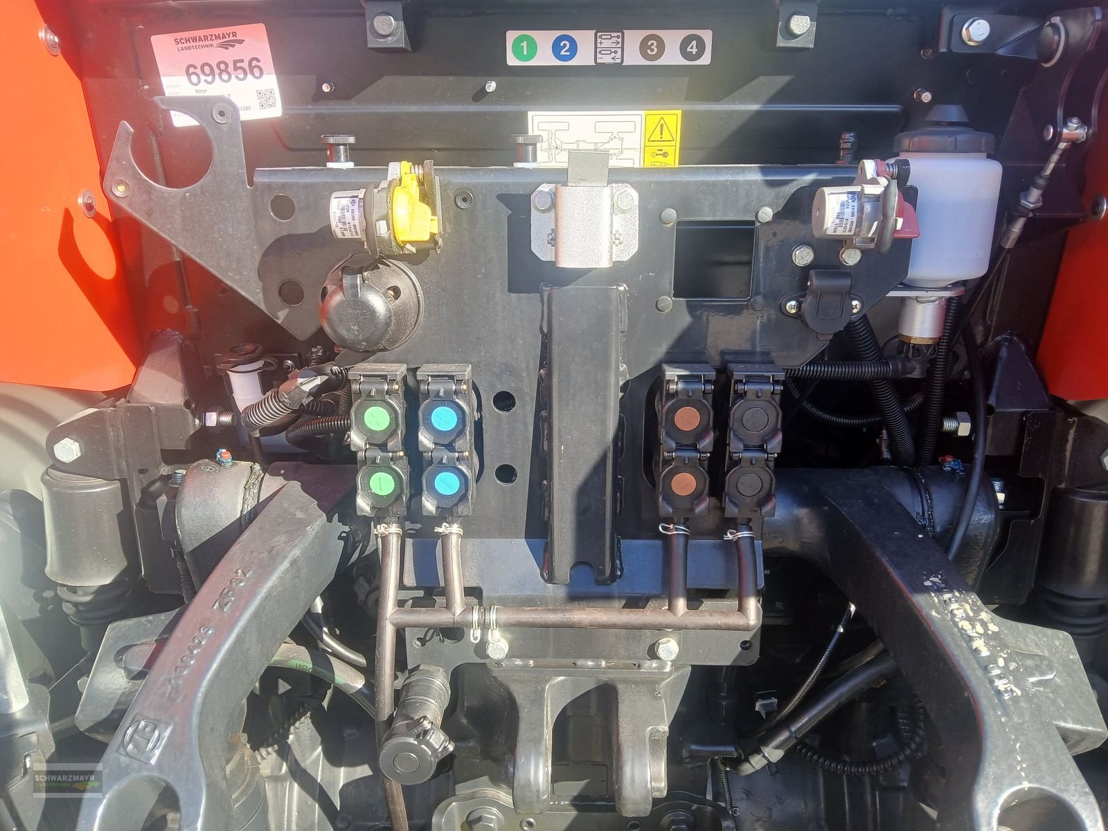 Traktor des Typs Steyr 4120 Multi St. V, Neumaschine in Aurolzmünster (Bild 7)