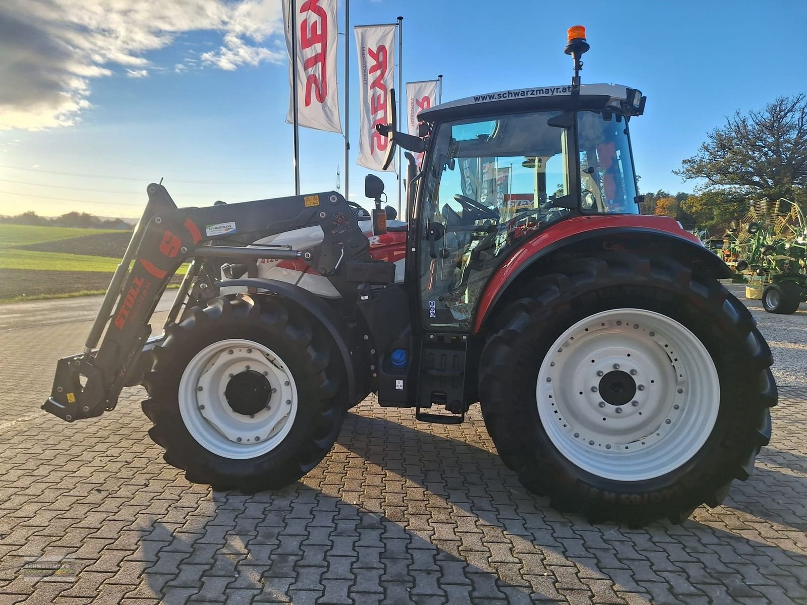 Traktor a típus Steyr 4120 PLUS, Neumaschine ekkor: Aurolzmünster (Kép 9)