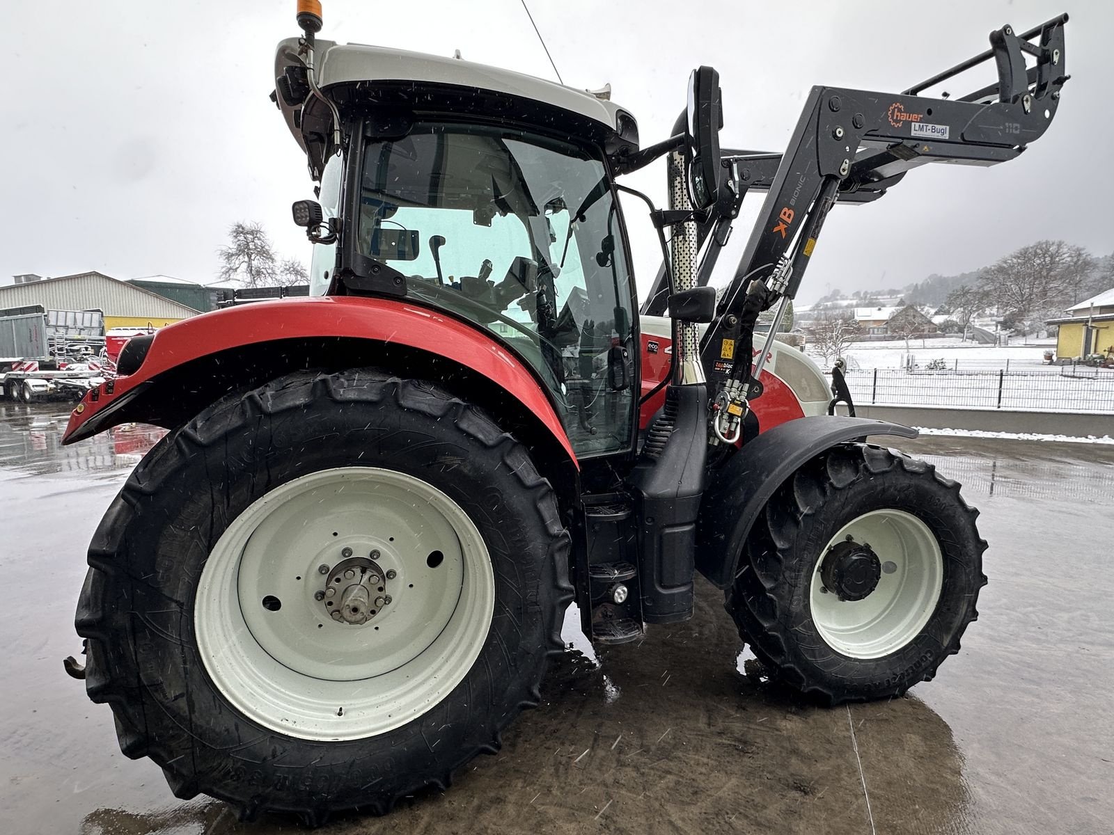 Traktor van het type Steyr 4120 Profi mit Hauer XP110, Gebrauchtmaschine in Hürm (Foto 10)
