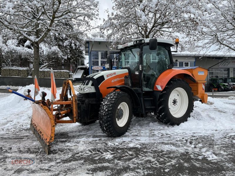 Traktor tip Steyr 4120 Profi mit Schneepflug und Salzstreuer, Gebrauchtmaschine in Trochtelfingen (Poză 1)