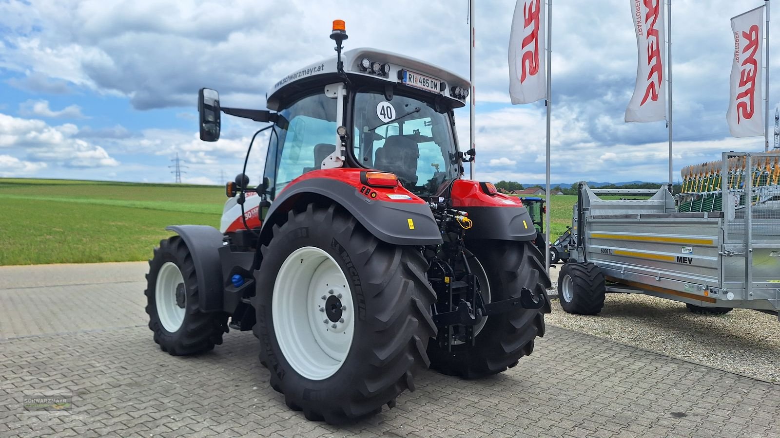 Traktor des Typs Steyr 4130 Expert CVT P, Neumaschine in Aurolzmünster (Bild 5)