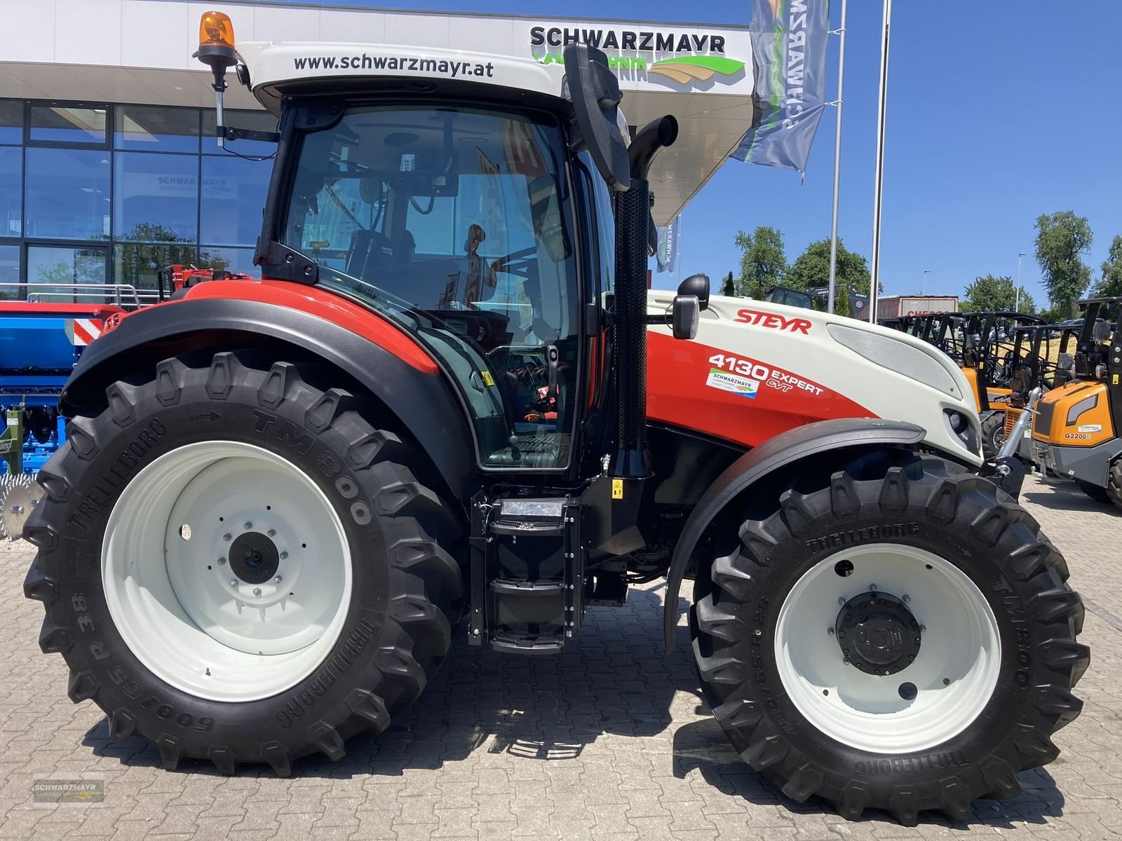 Traktor typu Steyr 4130 Expert, Neumaschine v Aurolzmünster (Obrázek 2)