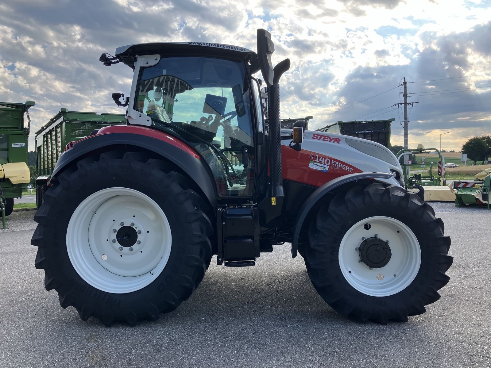 Traktor tipa Steyr 4140 Expert CVT, Mietmaschine u Harmannsdorf (Slika 4)
