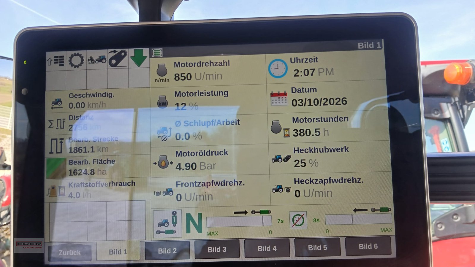 Traktor a típus Steyr 4140 Expert CVT, Gebrauchtmaschine ekkor: Pähl (Kép 6)