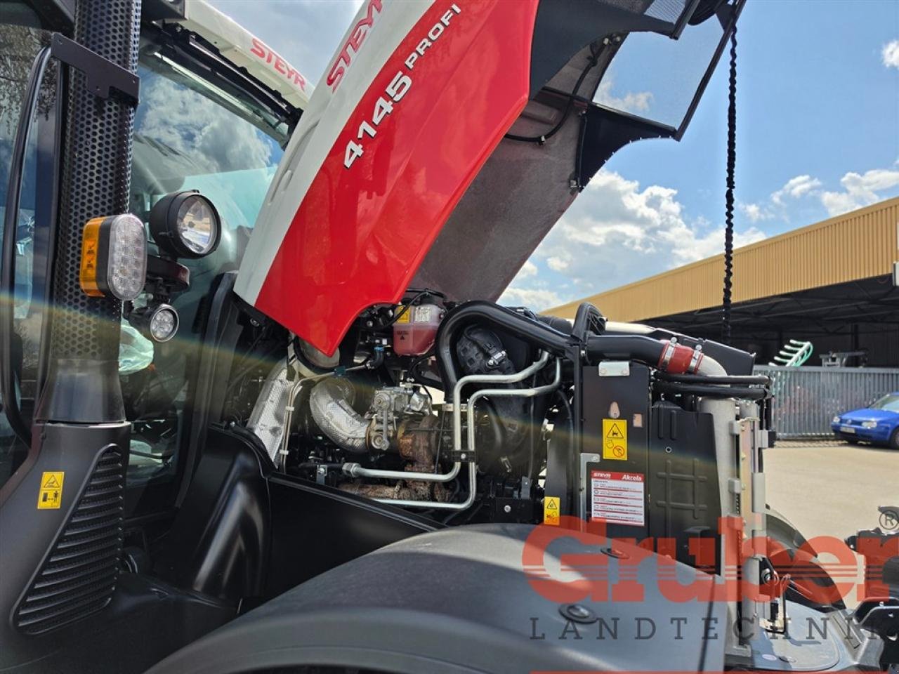 Traktor Türe ait Steyr 4145 Profi AD8, Neumaschine içinde Ampfing (resim 4)